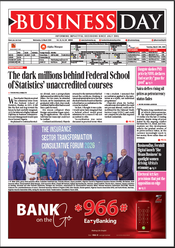 BusinessDay's March 2026 Edition: Your Guide to the Current Economic Climate