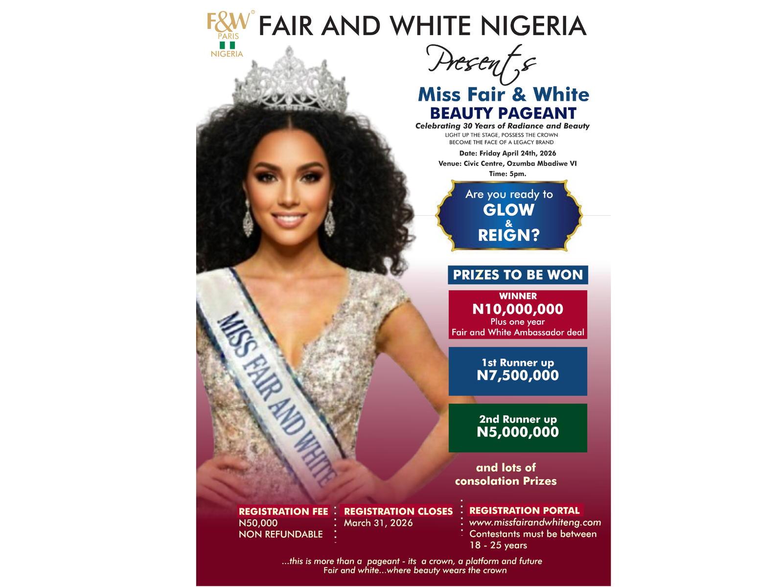 Fair and White Beauty Brands Mark 30 Years