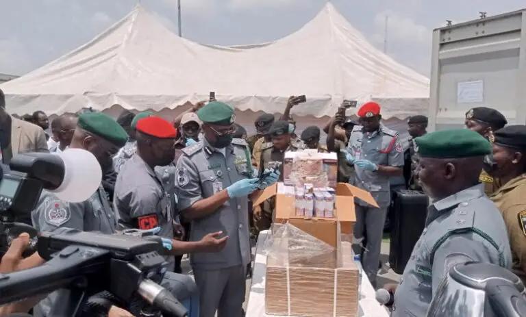 Nigeria Customs Seizes ₦6.38 Billion in Expired Drugs, Codeine, and Security Gear at Apapa Port