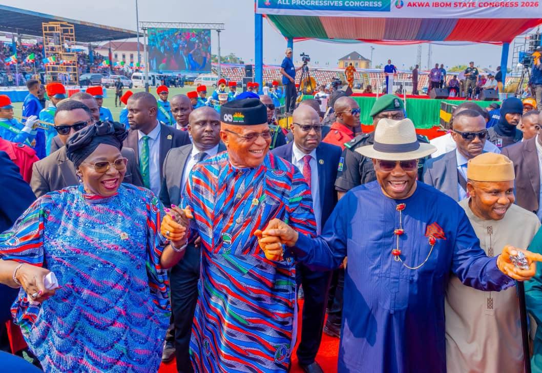 Akpabio Commends Eno for Peaceful APC Congress as ADC Raises Alarm Over Selective Justice