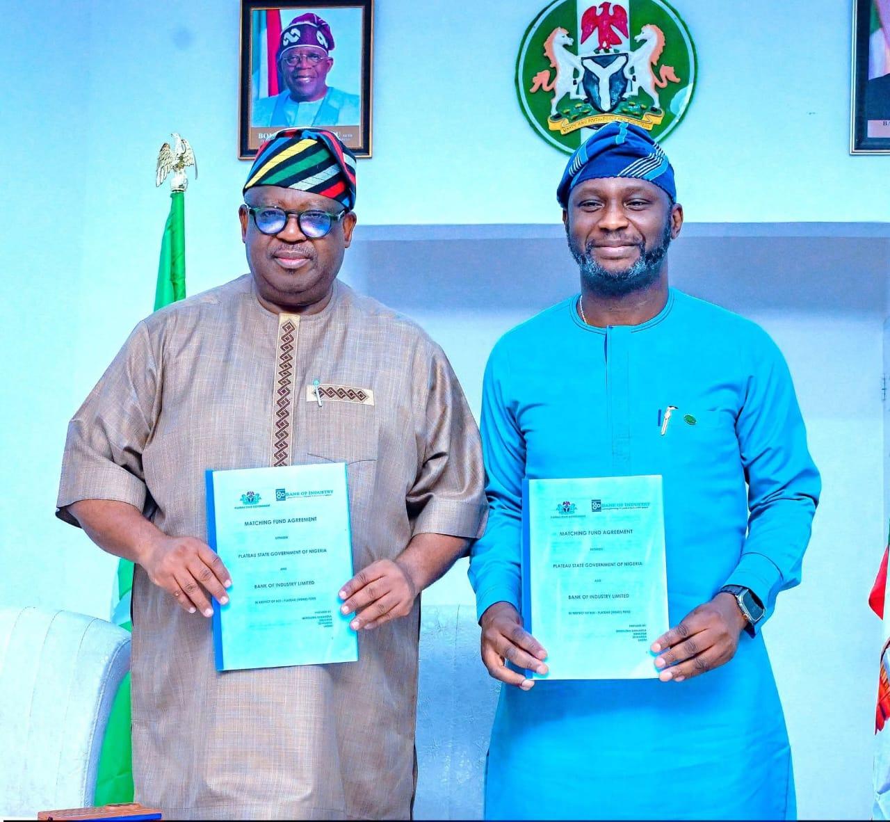 Plateau State Secures N4 Billion BOI Fund to Boost MSMEs and Livelihoods