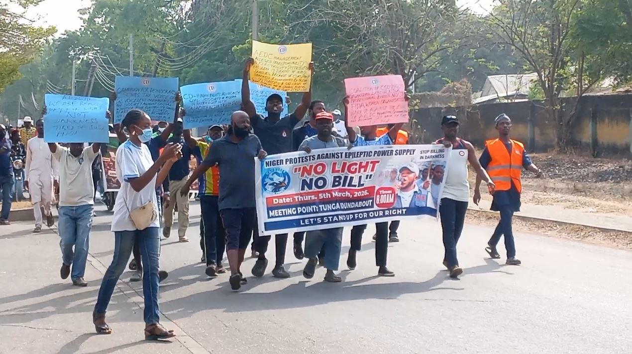 Minna Residents Protest Exploitative Power Bills as Political Tensions Simmer in Abuja Court