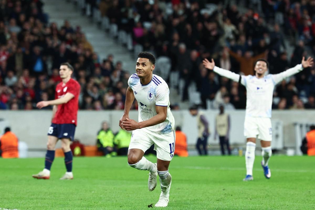 Watkins Ends Goal Drought, Firing Aston Villa to Crucial Europa League Win Over Lille